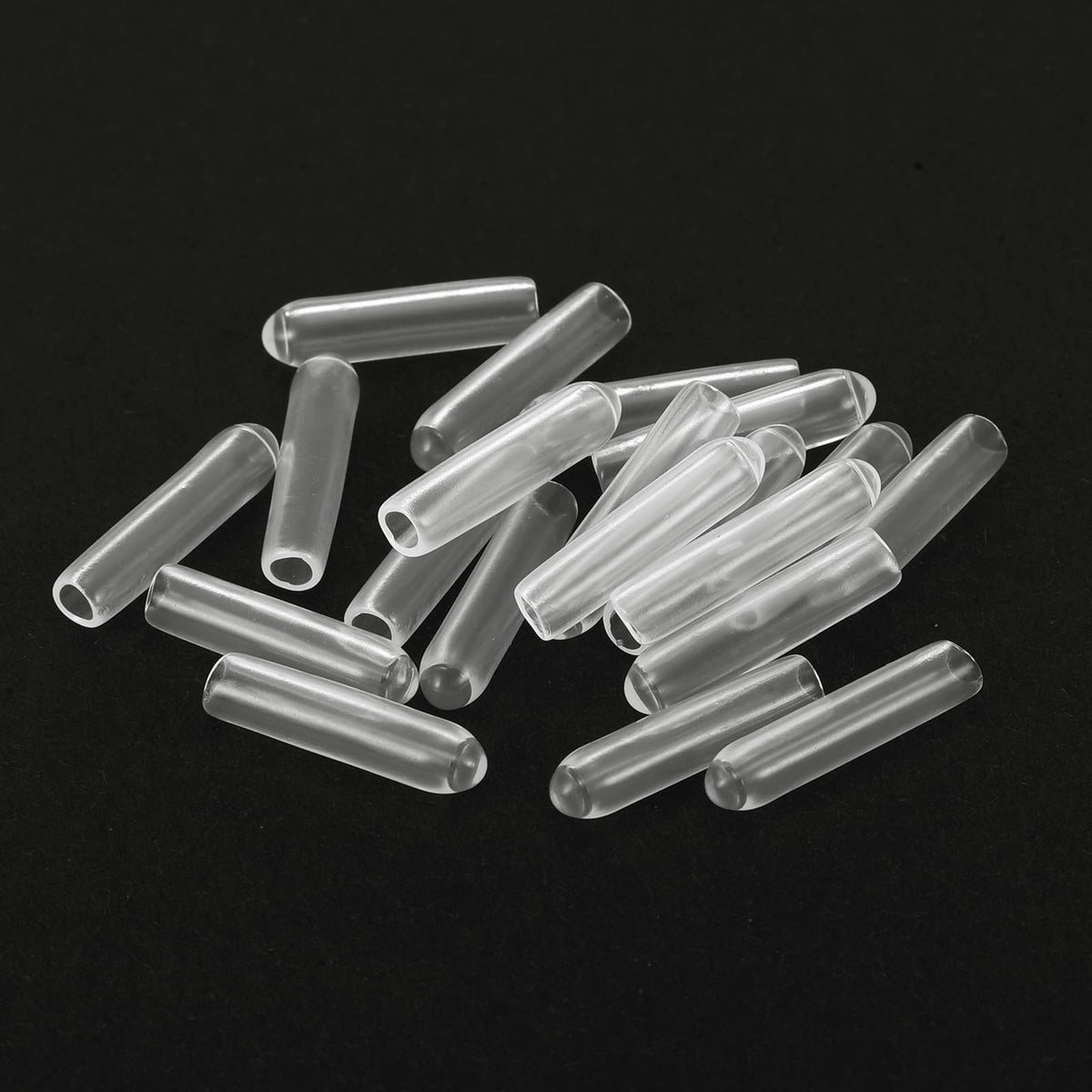 20pcs Rubber End Caps Protective Caps 2.5mm ID Vinyl PVC Round Tube Bolt Cap Cover Screw Thread Protectors