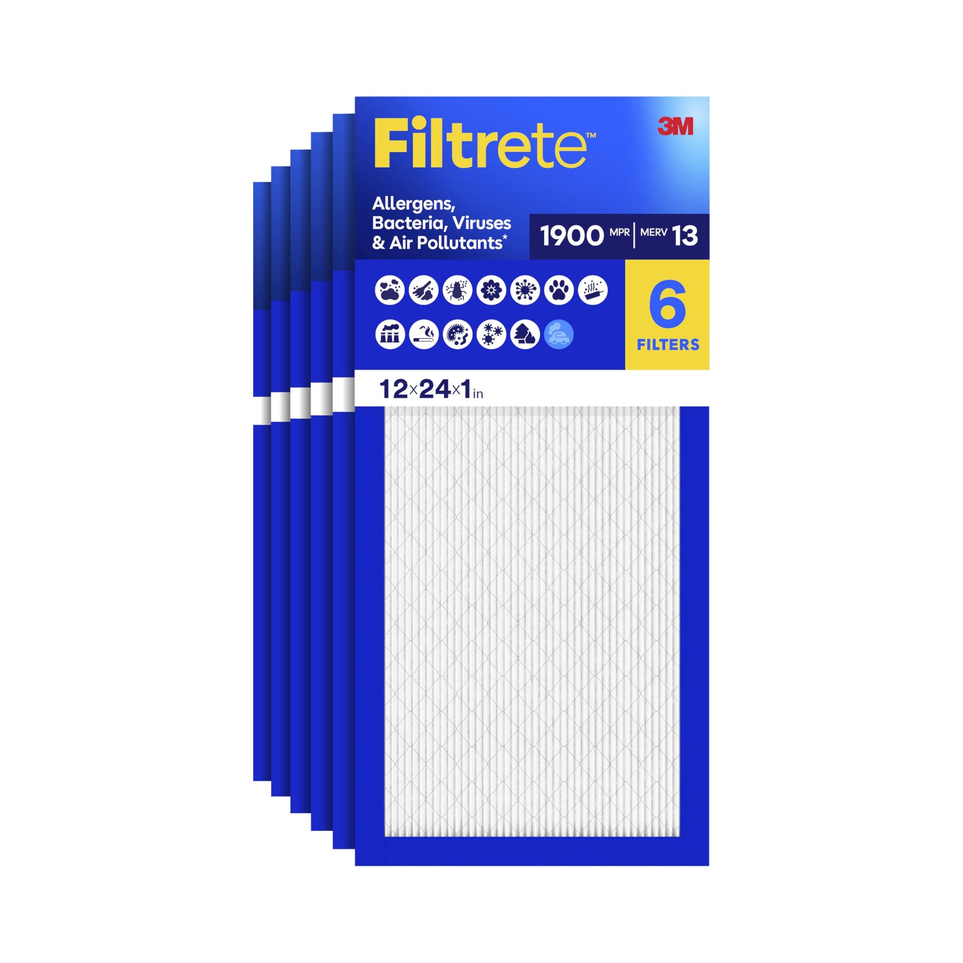 12x24x1 Air Filter (6 Count)