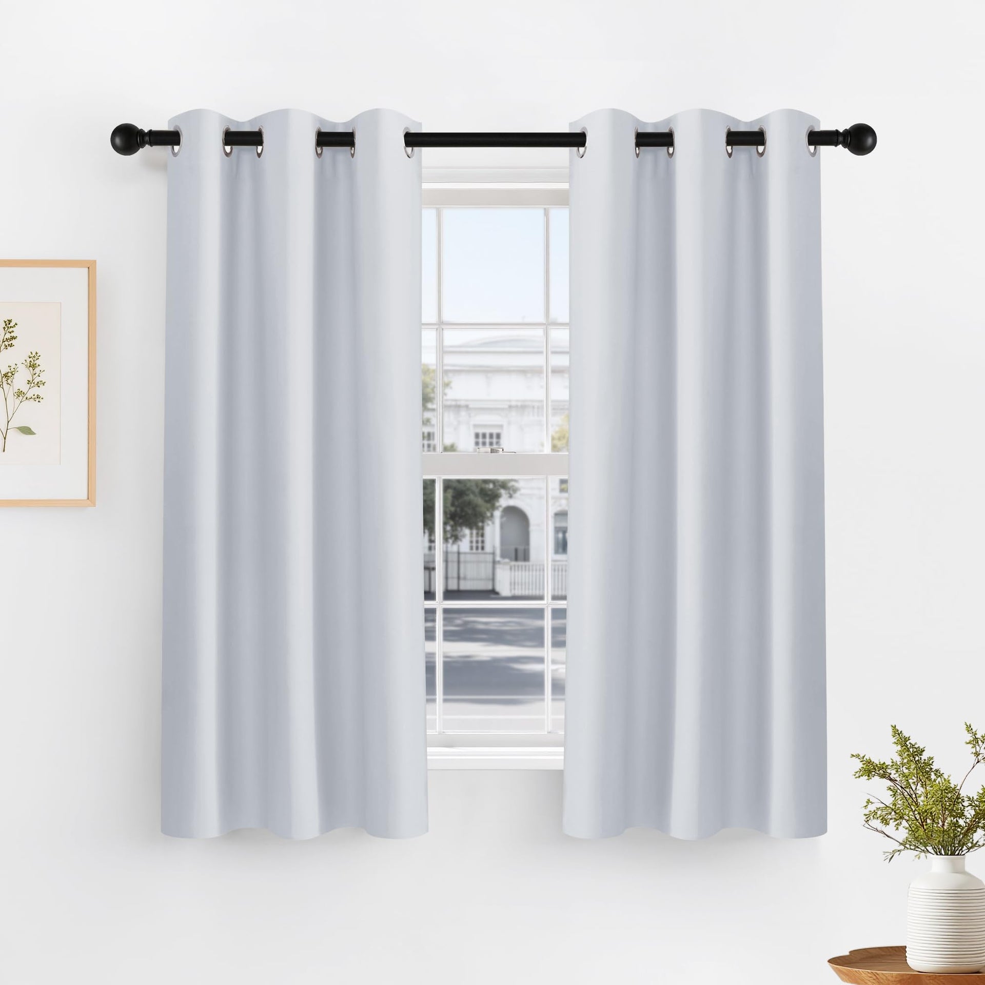 Short Window Curtain Panels 40 inch Long (2 Count)