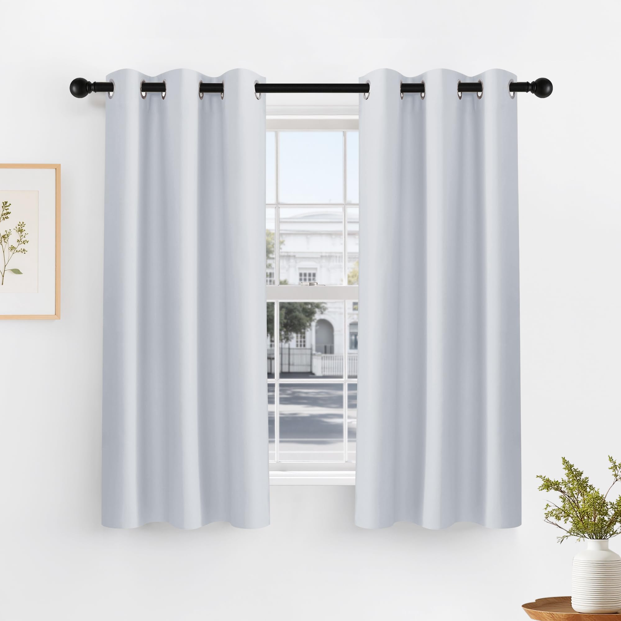 Short Window Curtain Panels 40 inch Long (2 Count)