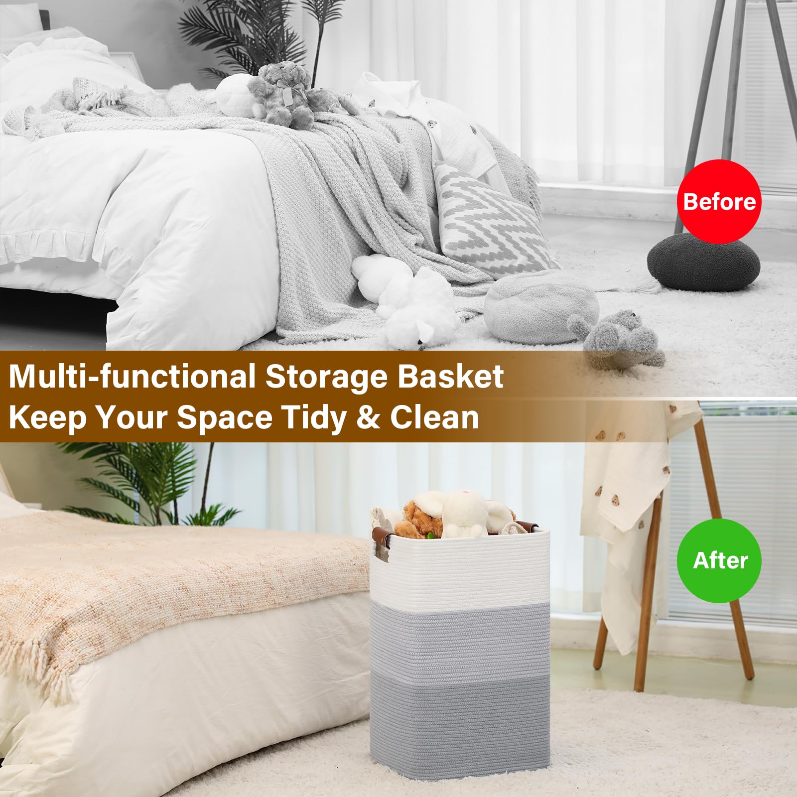 Laundry Hamper 96L Extra Large Laundry Basket