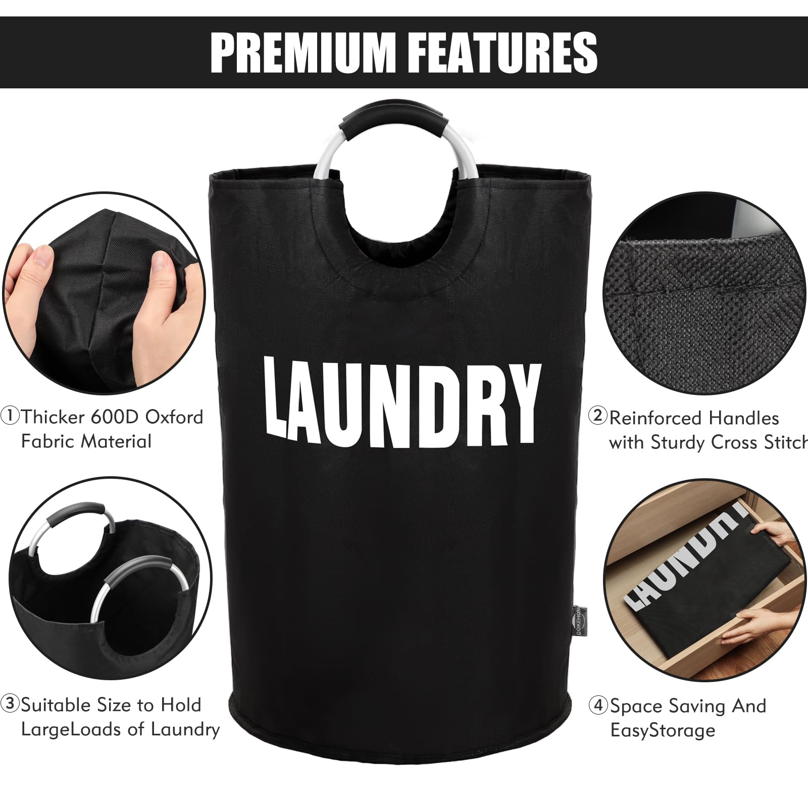 160L XX Large Laundry Basket - ModHome Supplies