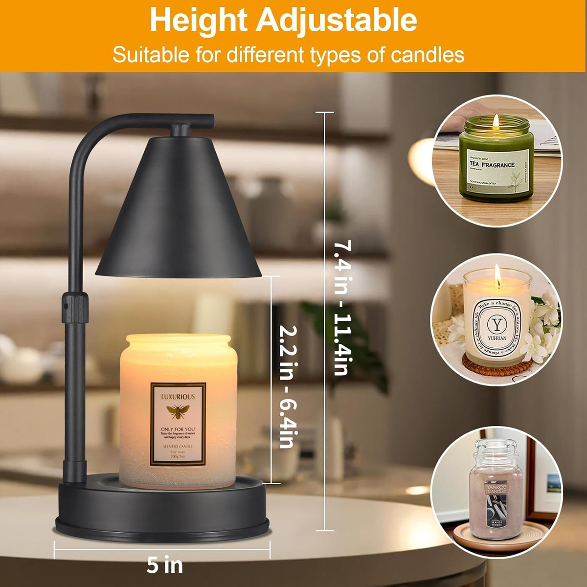 Candle Warmer Lamp Electric Candle Lamp Birthday Gifts for Women Mom