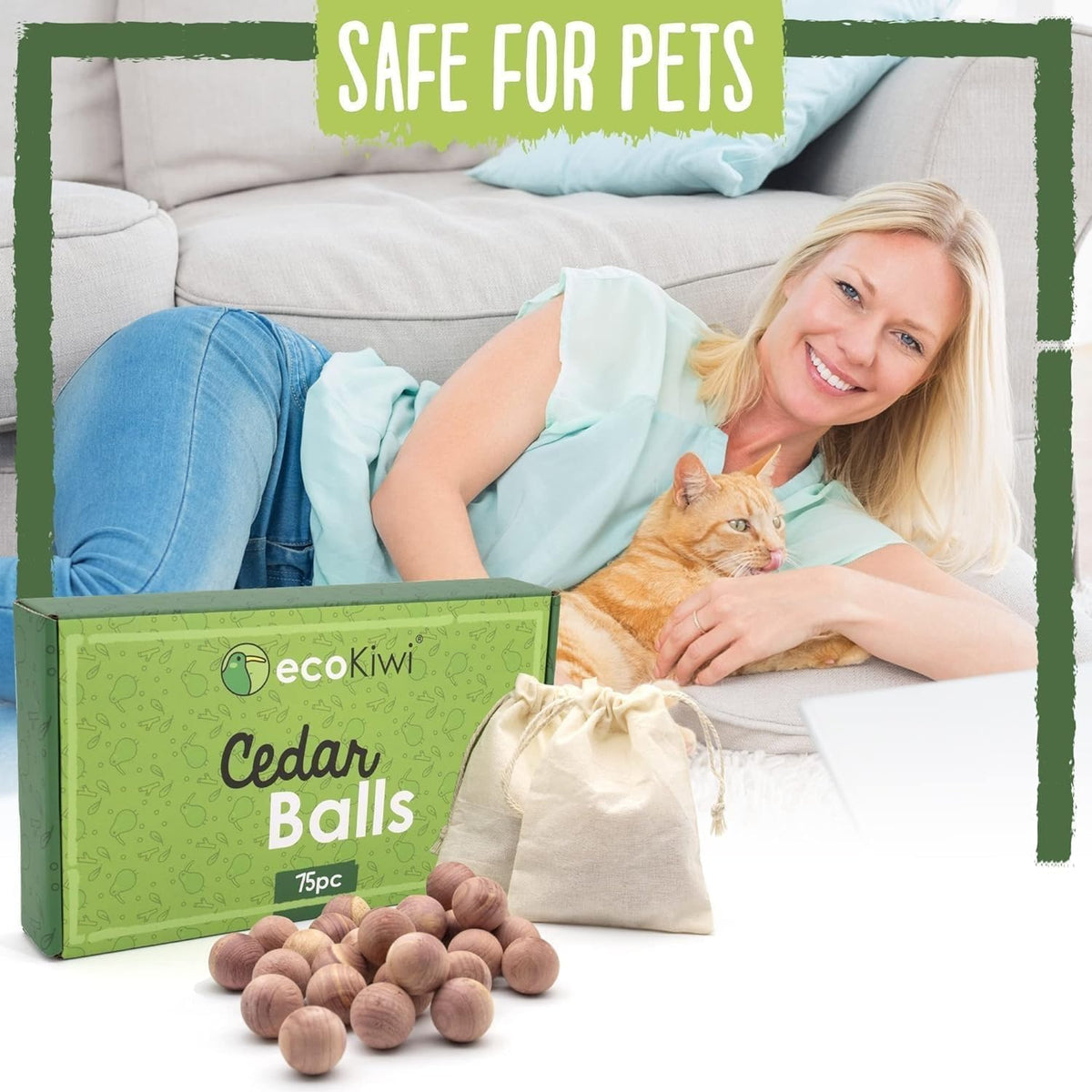 Cedar Balls for Clothes Storage (75 Count)