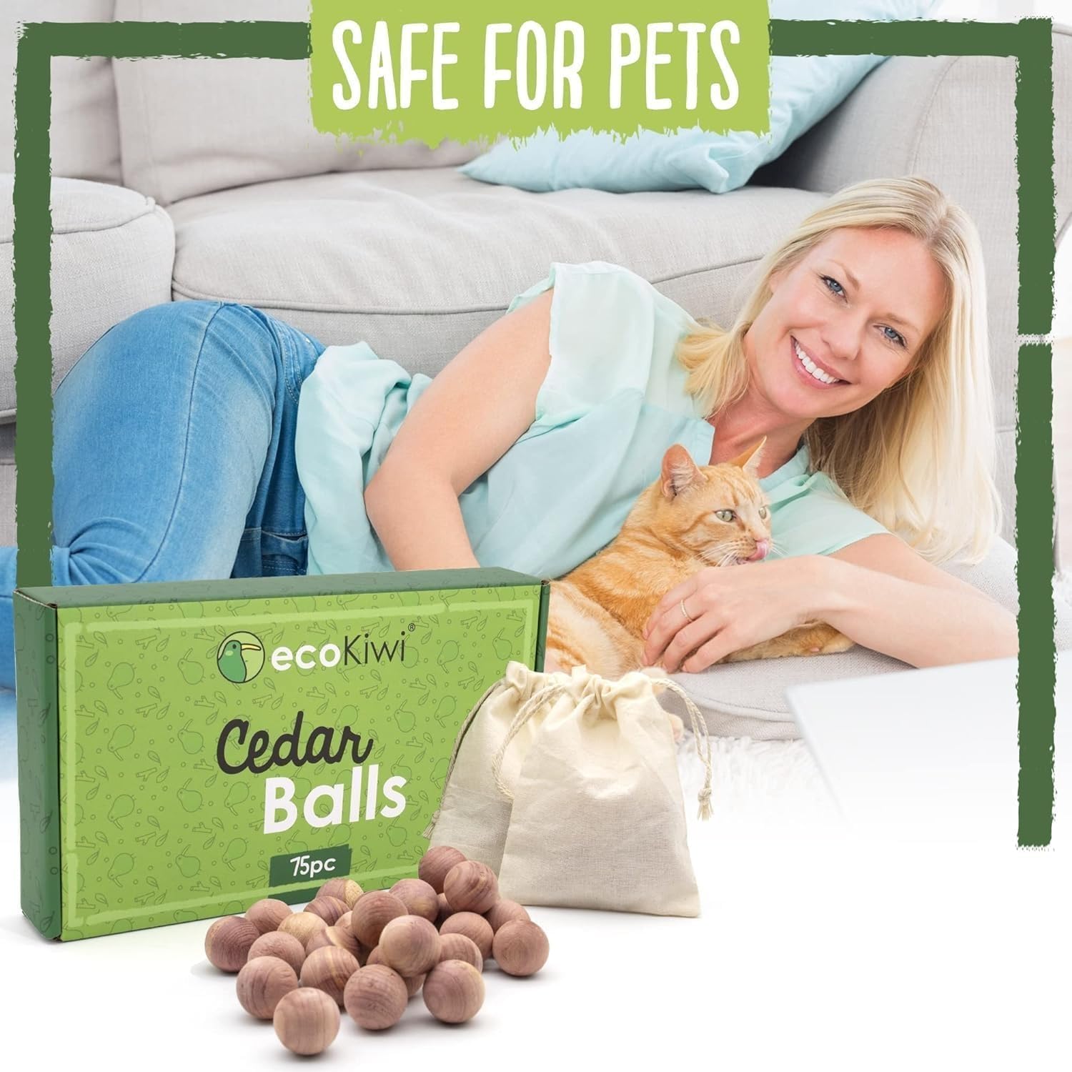 Cedar Balls for Clothes Storage (75 Count)