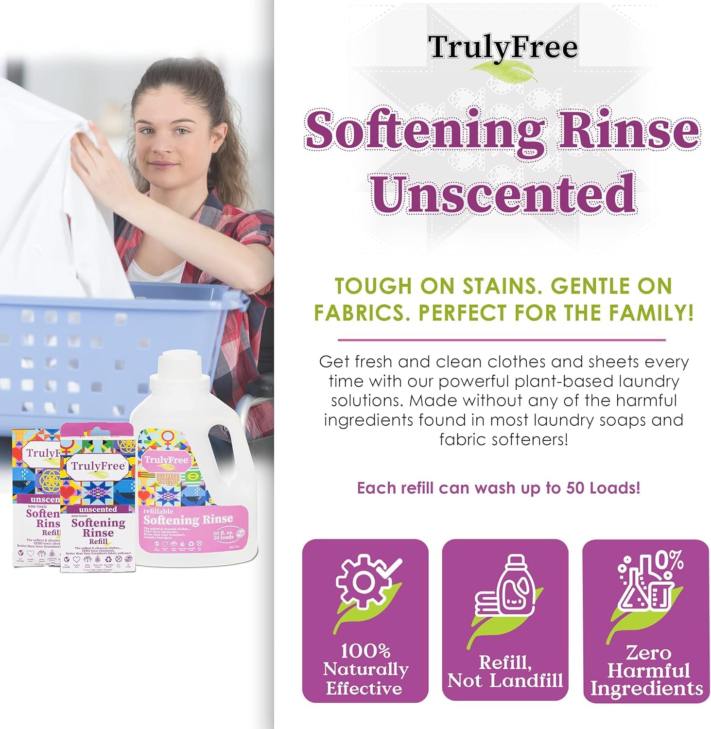 Natural Fabric Softener (200 Fl Oz)