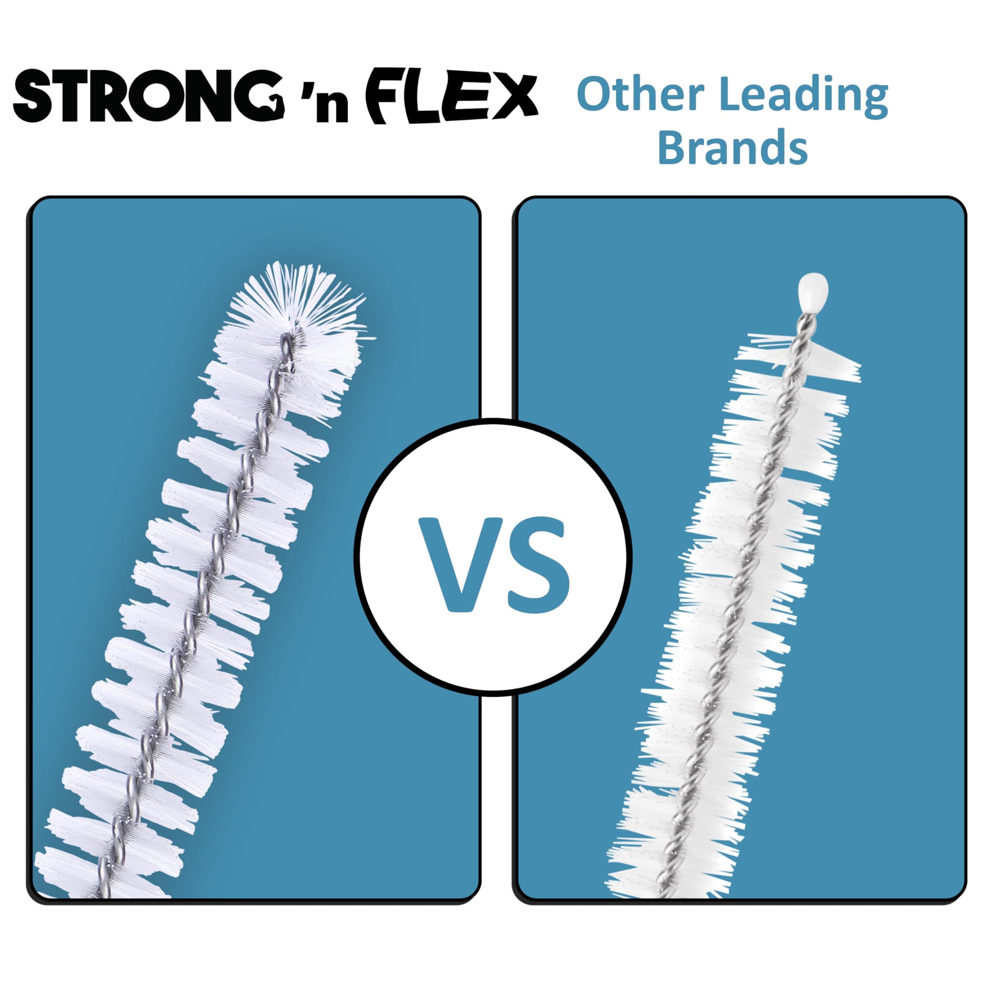 Nylon Straw Cleaner Brushes (10 Count)