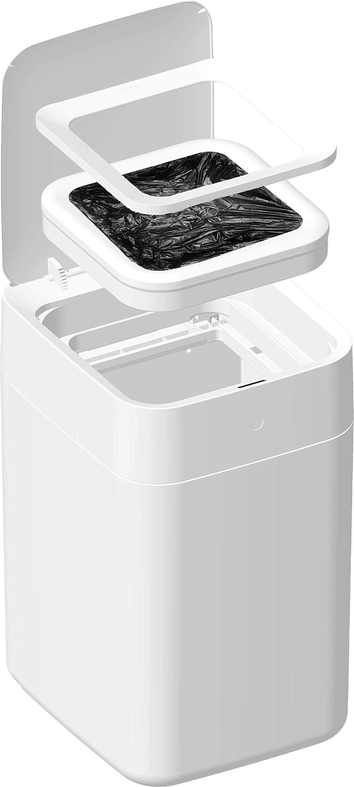 T1S/T AIR X/T Air Lite Official Refill Rings for Smart Kitchen Trash Can | Durable Garbage Bags for Electric Trash Can - 6 pk White Refill Rings - Up to 150 Trash Bags (6 Months Supply) (6 Count)