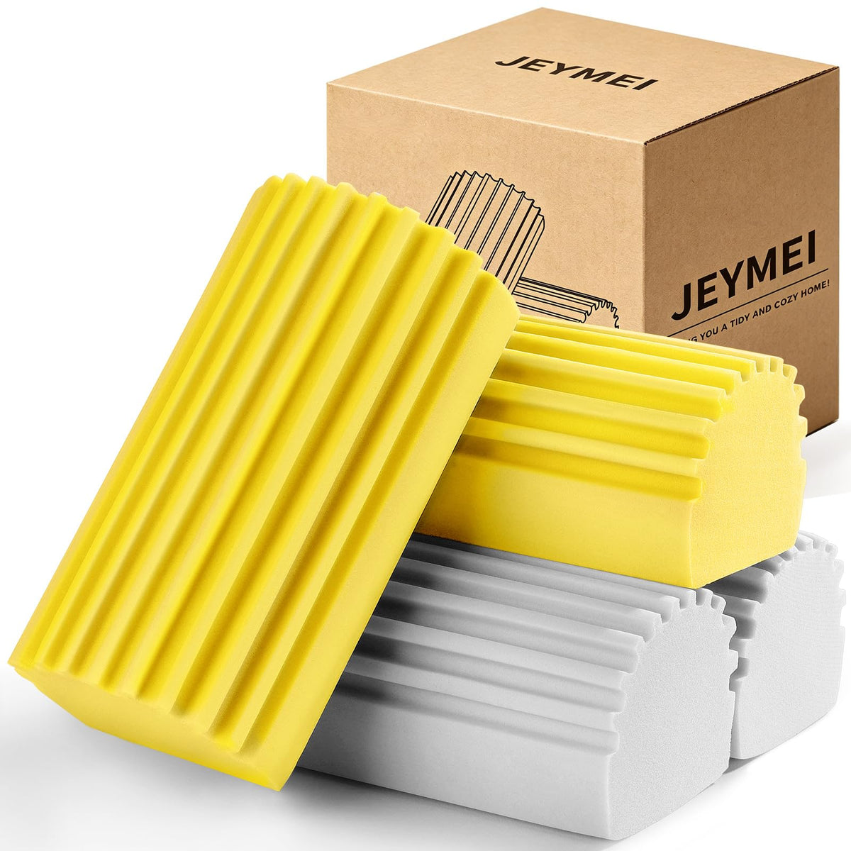 Damp Clean Duster Sponge (4 Count)