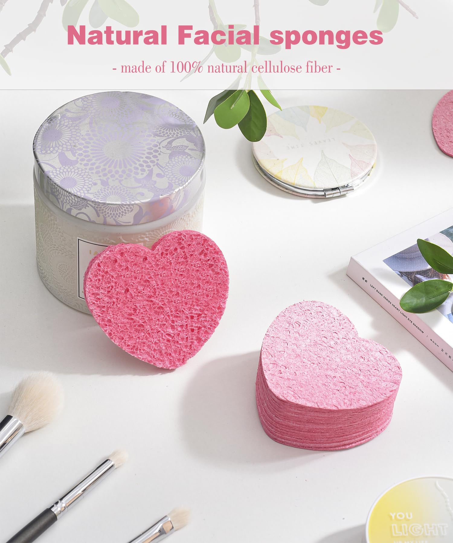 50 Count Compressed Facial Sponges for Estheticians