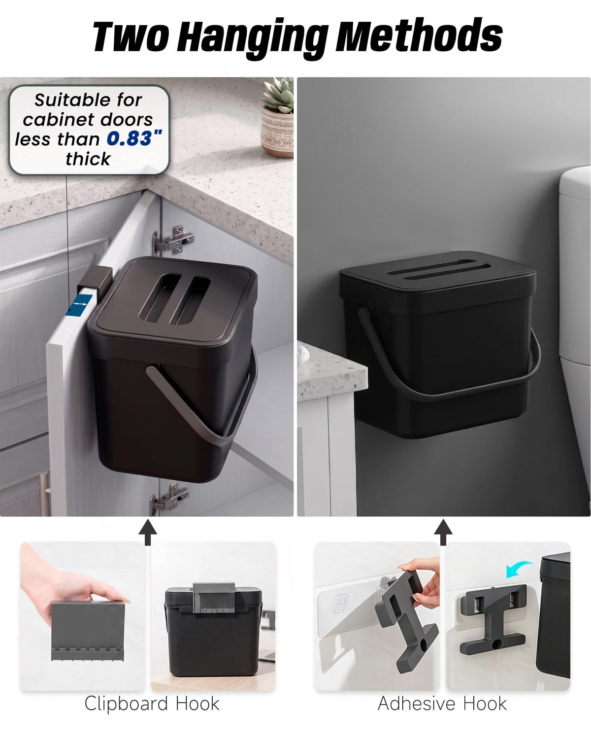 1.8 Gal Countertop Compost Bin