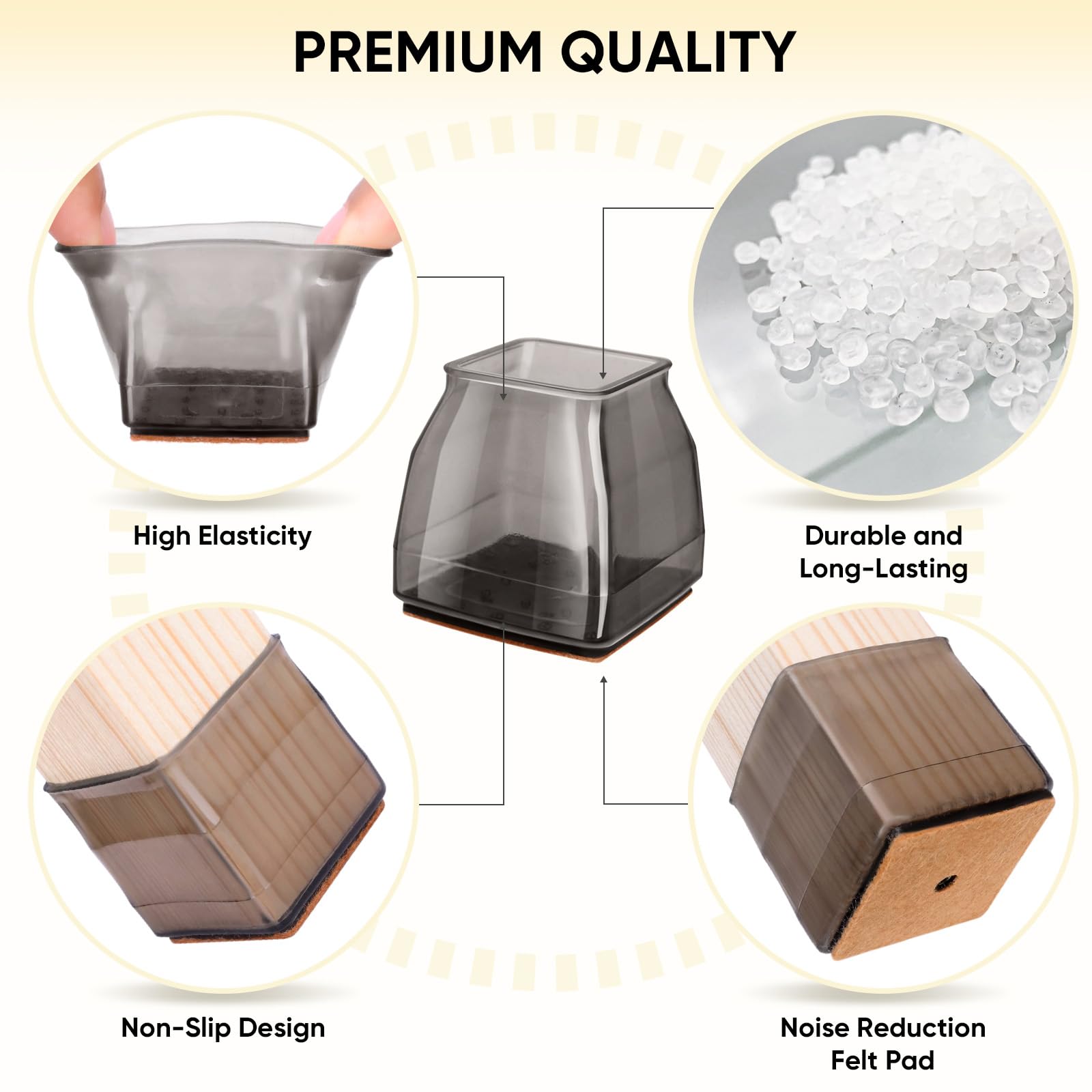 Silicone Chair Leg Floor Protectors