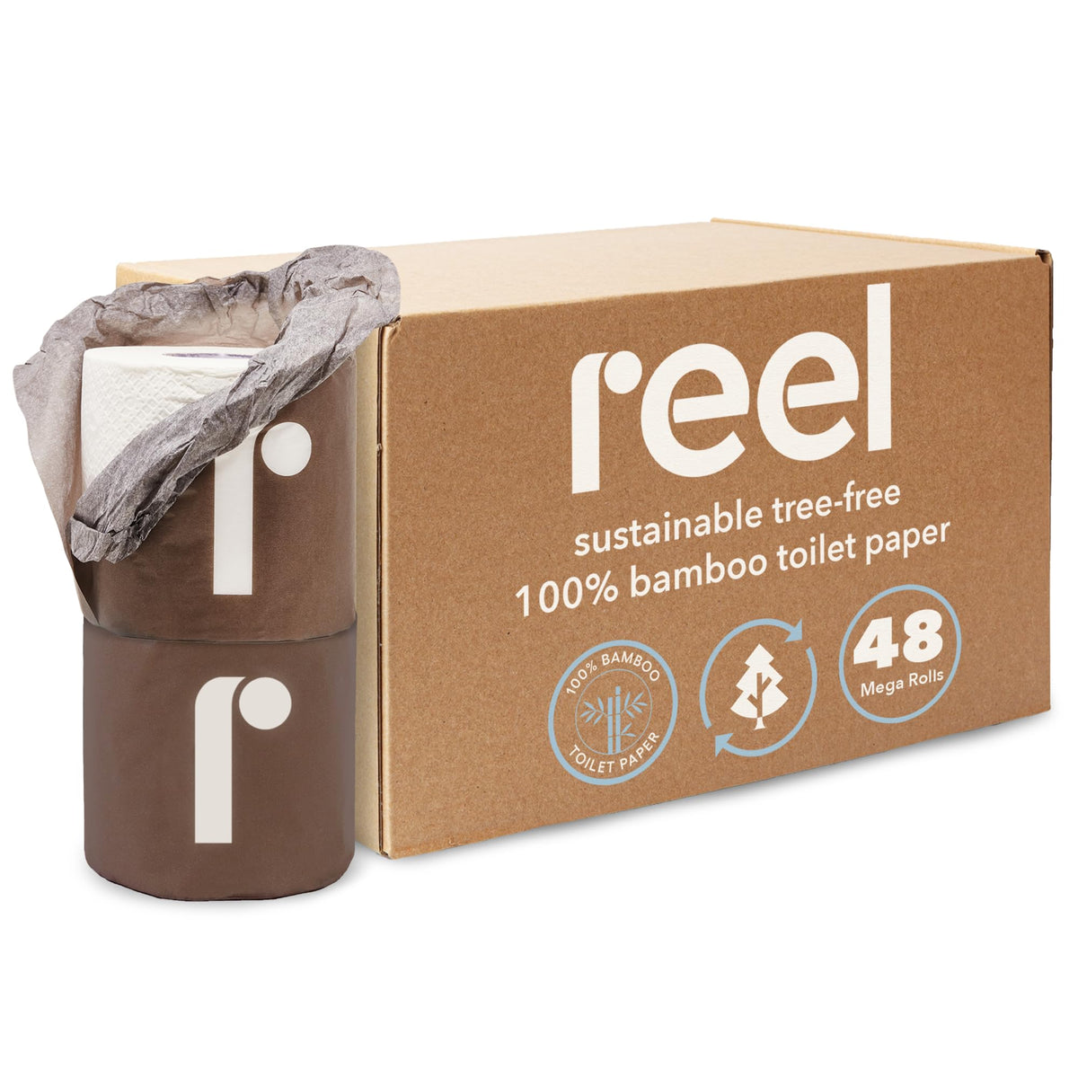 Premium 3 Ply Bamboo Toilet Paper (48 Count)