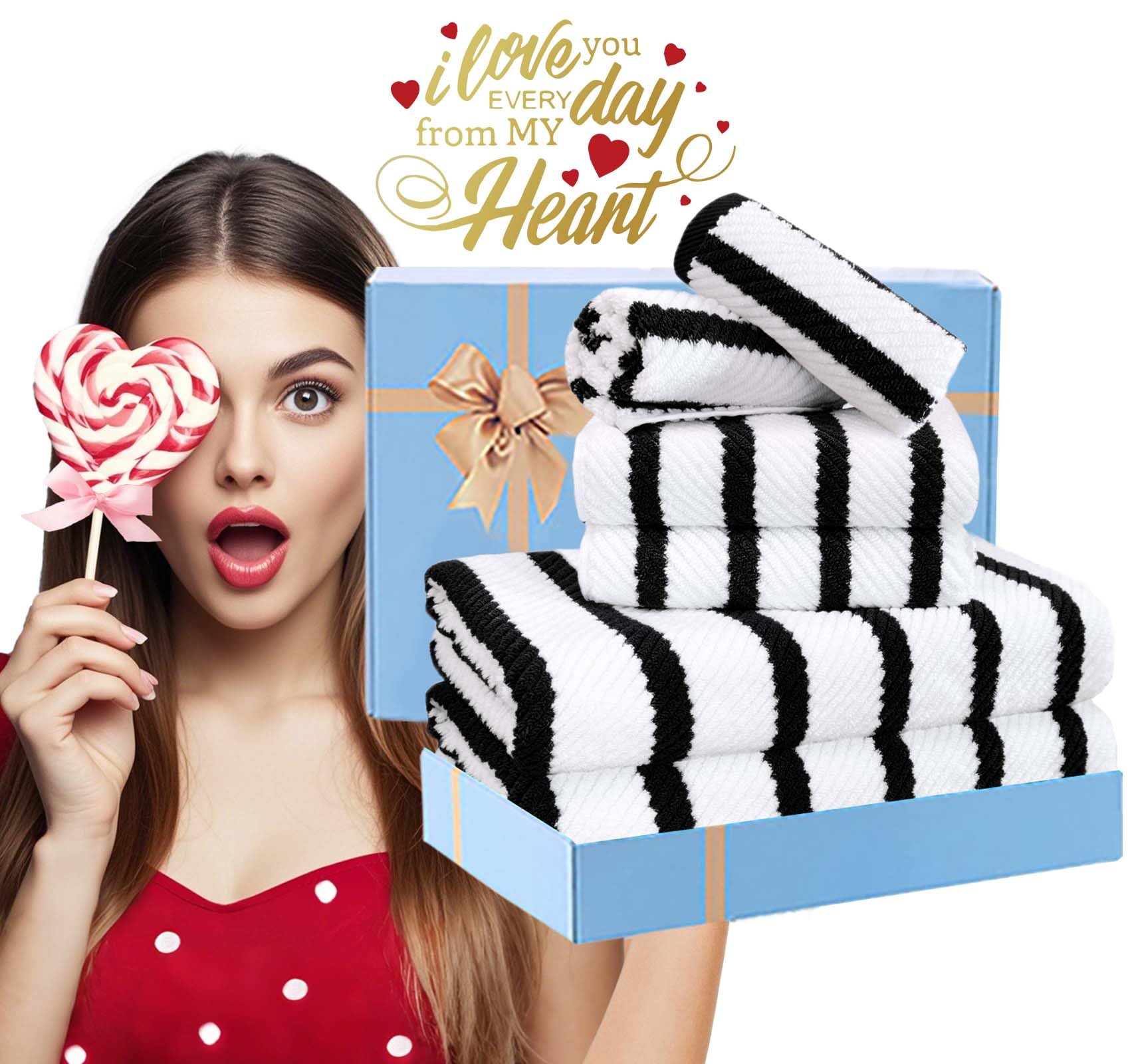 6PC Towel Set (6 Count)