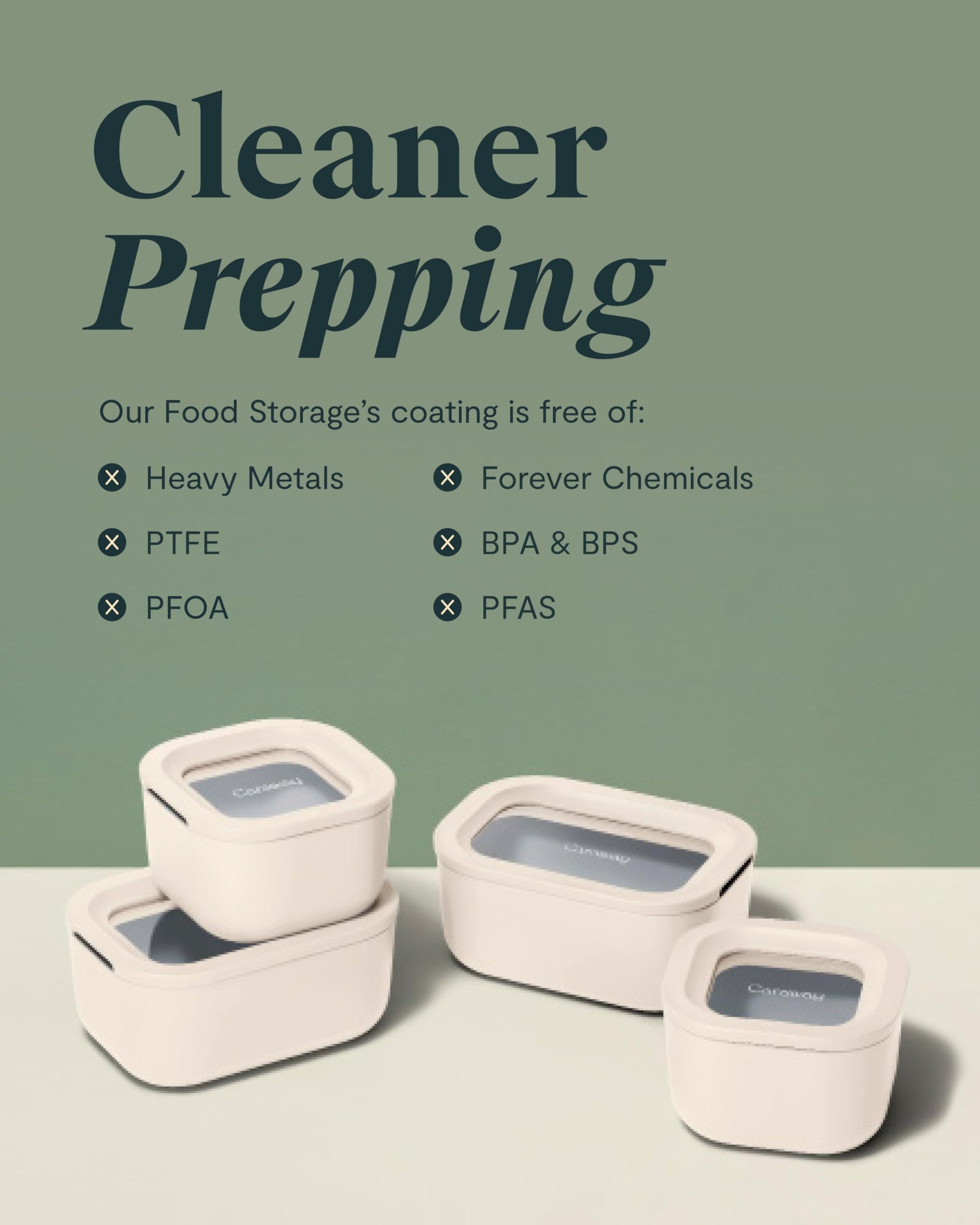 6 Piece Food Storage Container Set (6 Count)