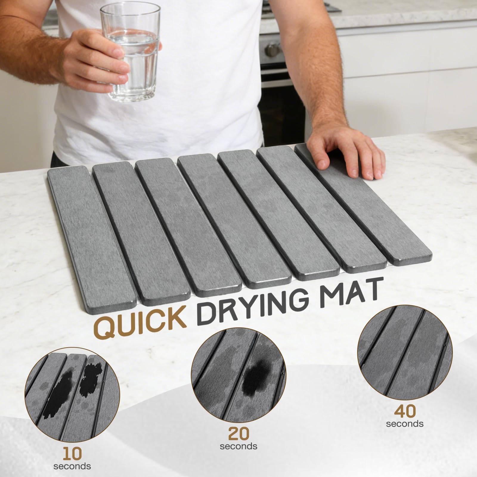 Stone Drying Mat 16" x 12"