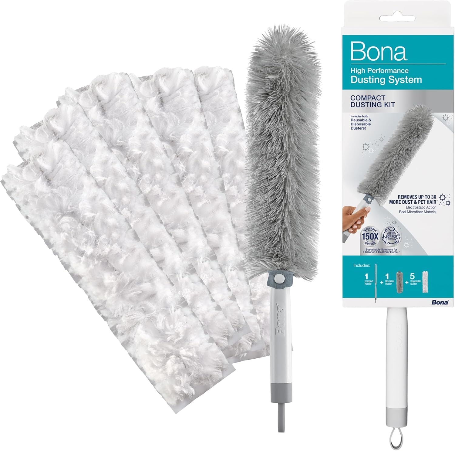 High Performance Dusting System with Compact Handle