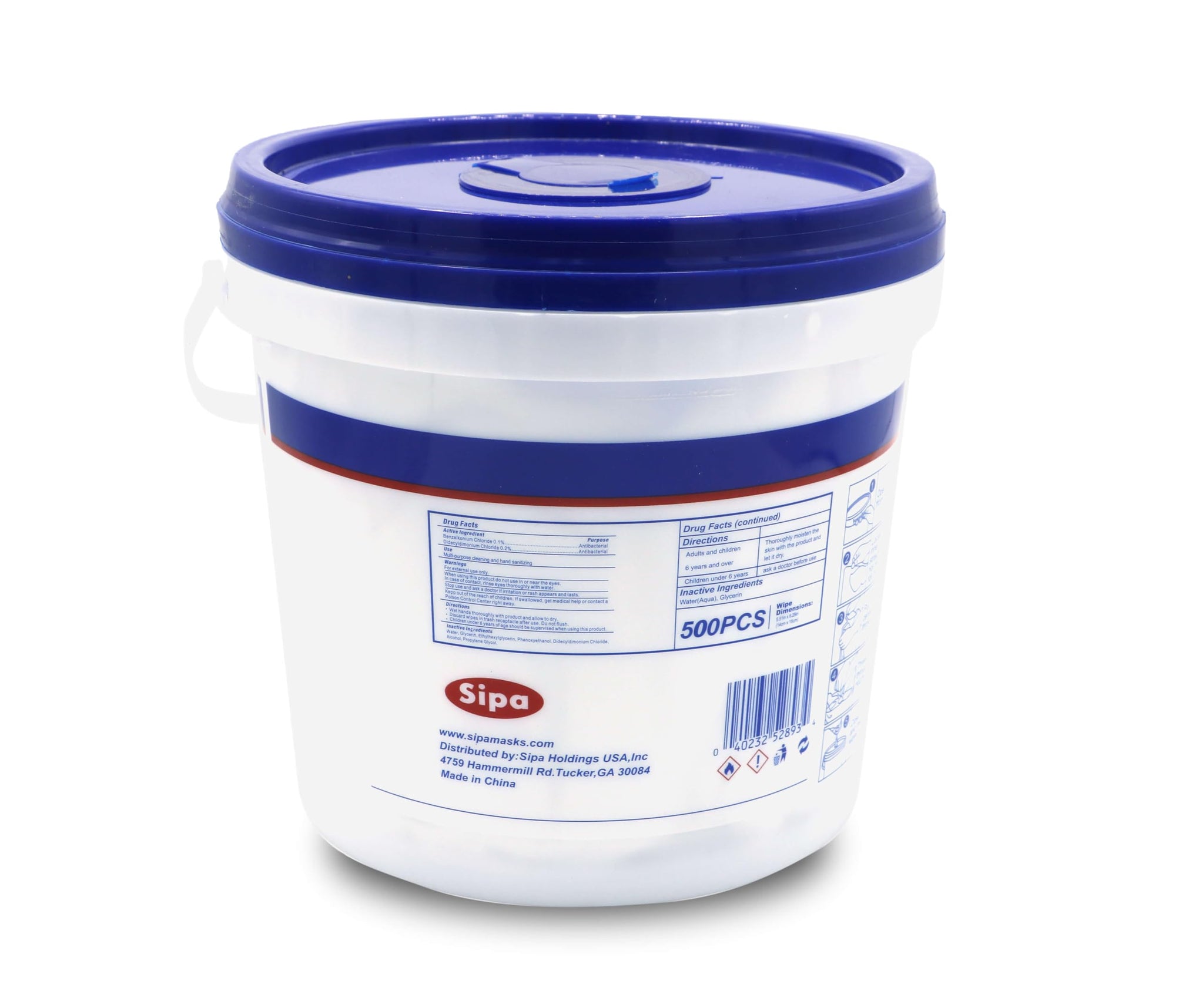 Hand Sanitizing Wipes 500 WIPES (2000 Count)