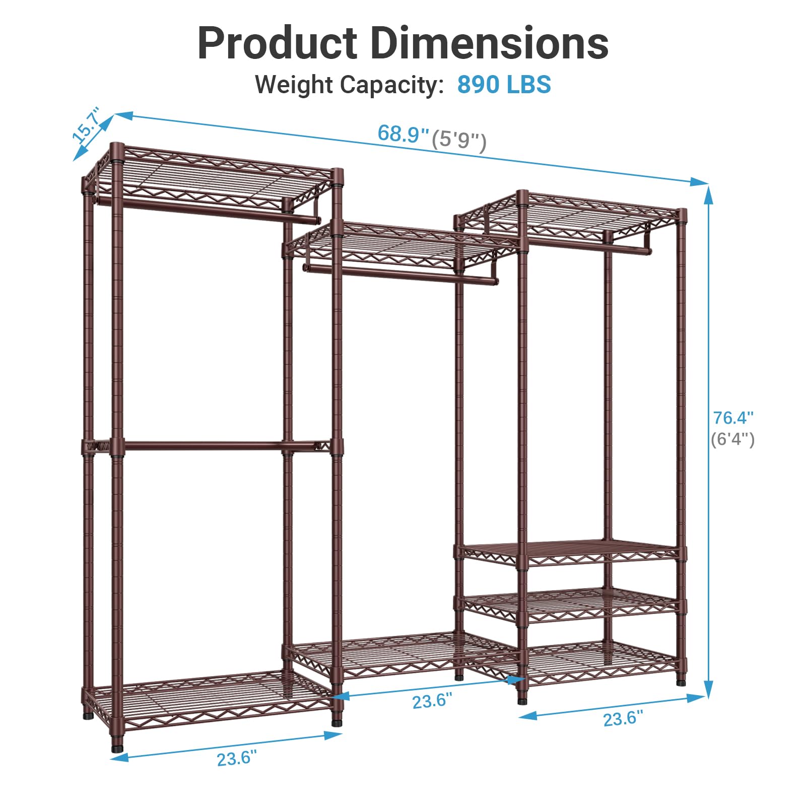 V5 Heavy Duty Clothes Rack