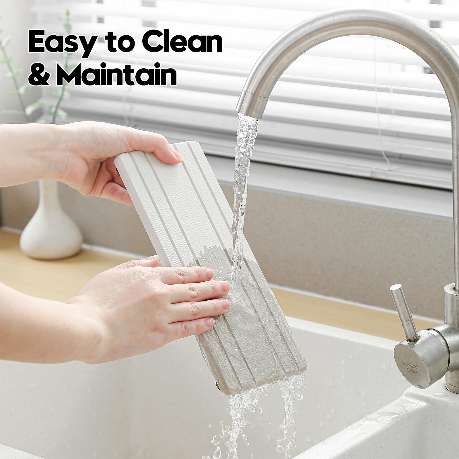 3 Pack Diatomite Stone Sink Tray (3 Count)