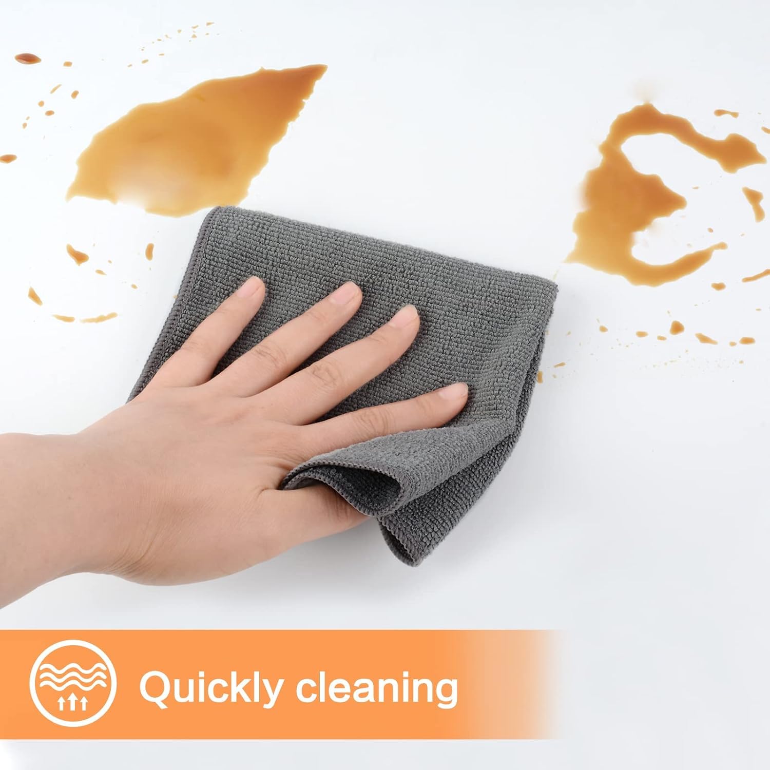 Dish Cloths for Washing Dishes with Scrub Side (20 Count)
