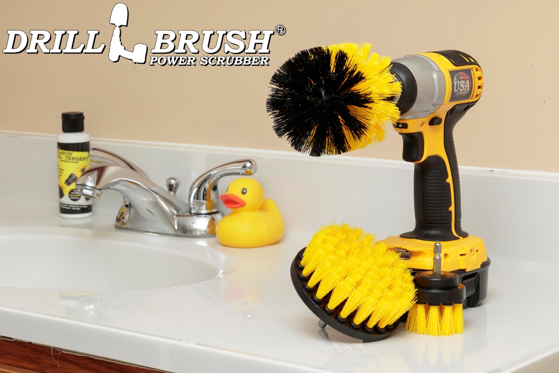 Drill Brush Attachment Set for Bathroom - ModHome Supplies