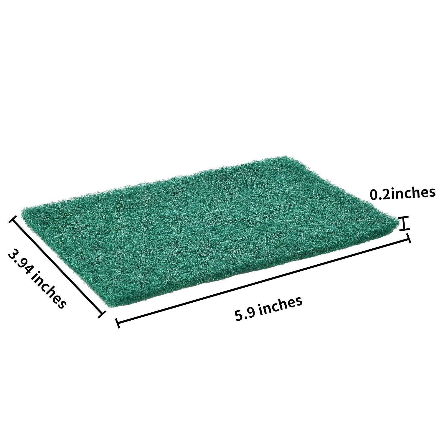 40 Pieces Scrub Pads Scouring Pads Sponge Dish Scrubber Scouring Cleaning Non Scratch for Kitchen Dishes Cleaning (40 Count)