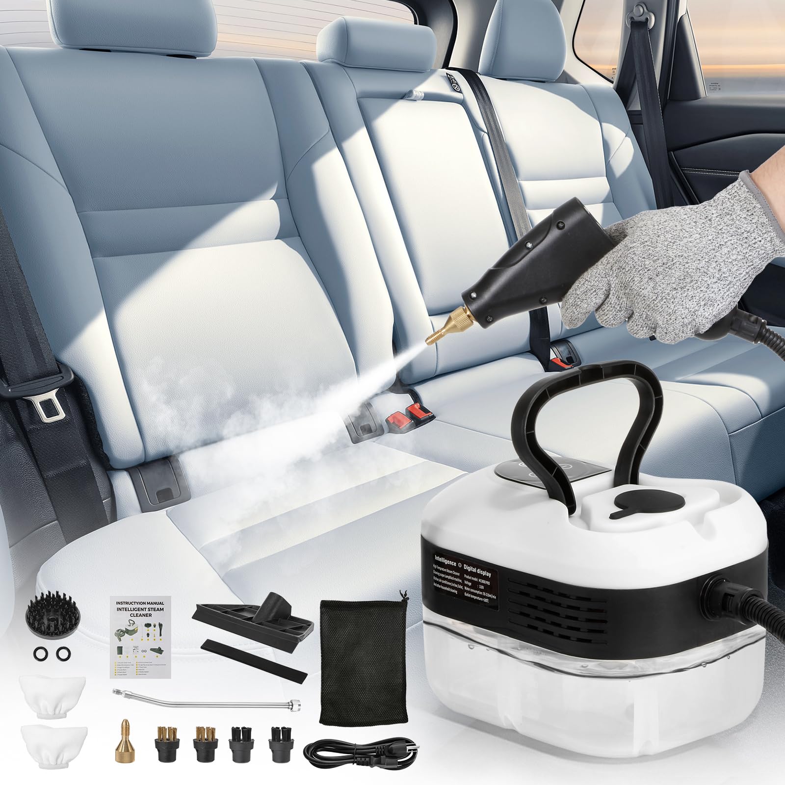 1.2L Car Steam Cleaner
