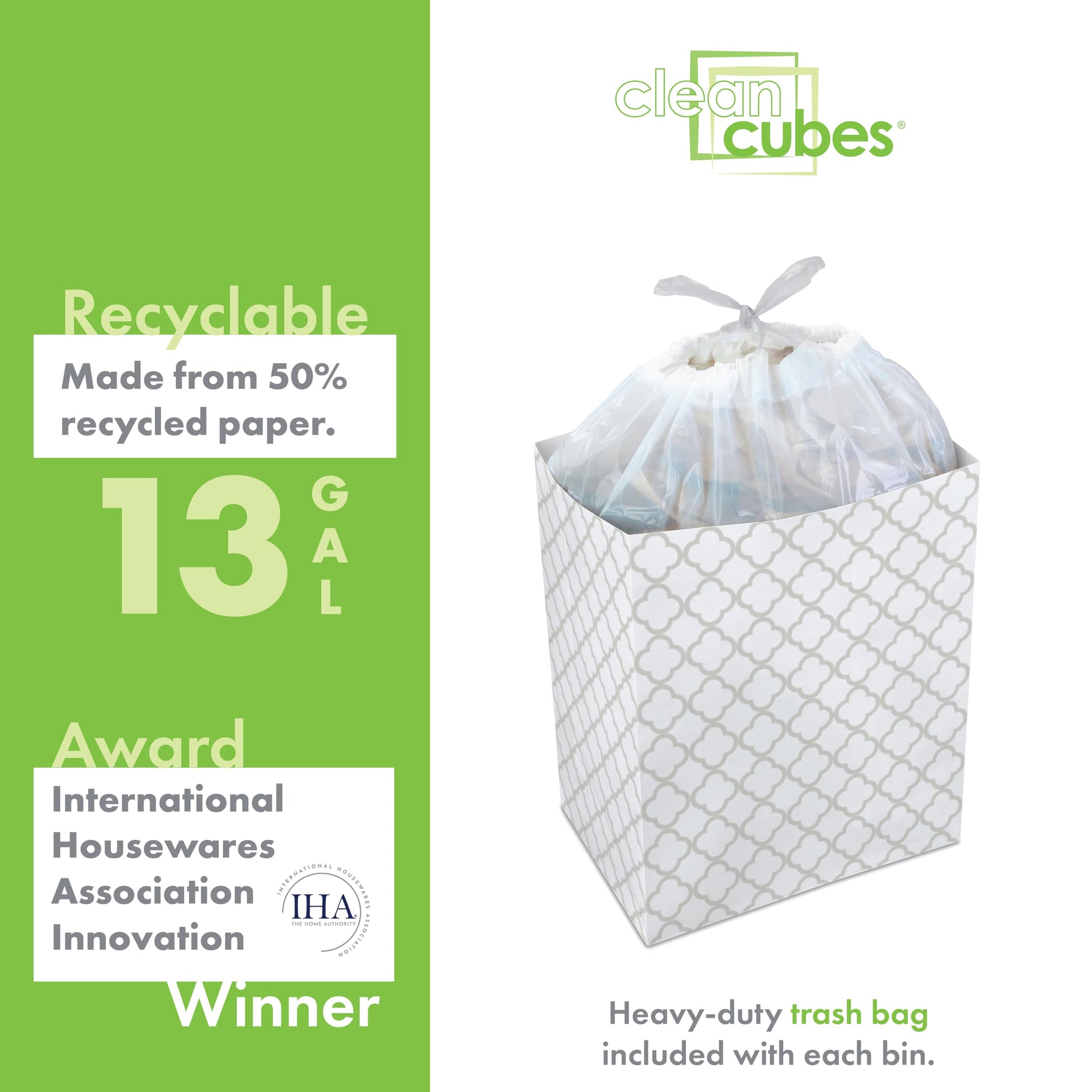13 Gallon Disposable Pop (3 Count)