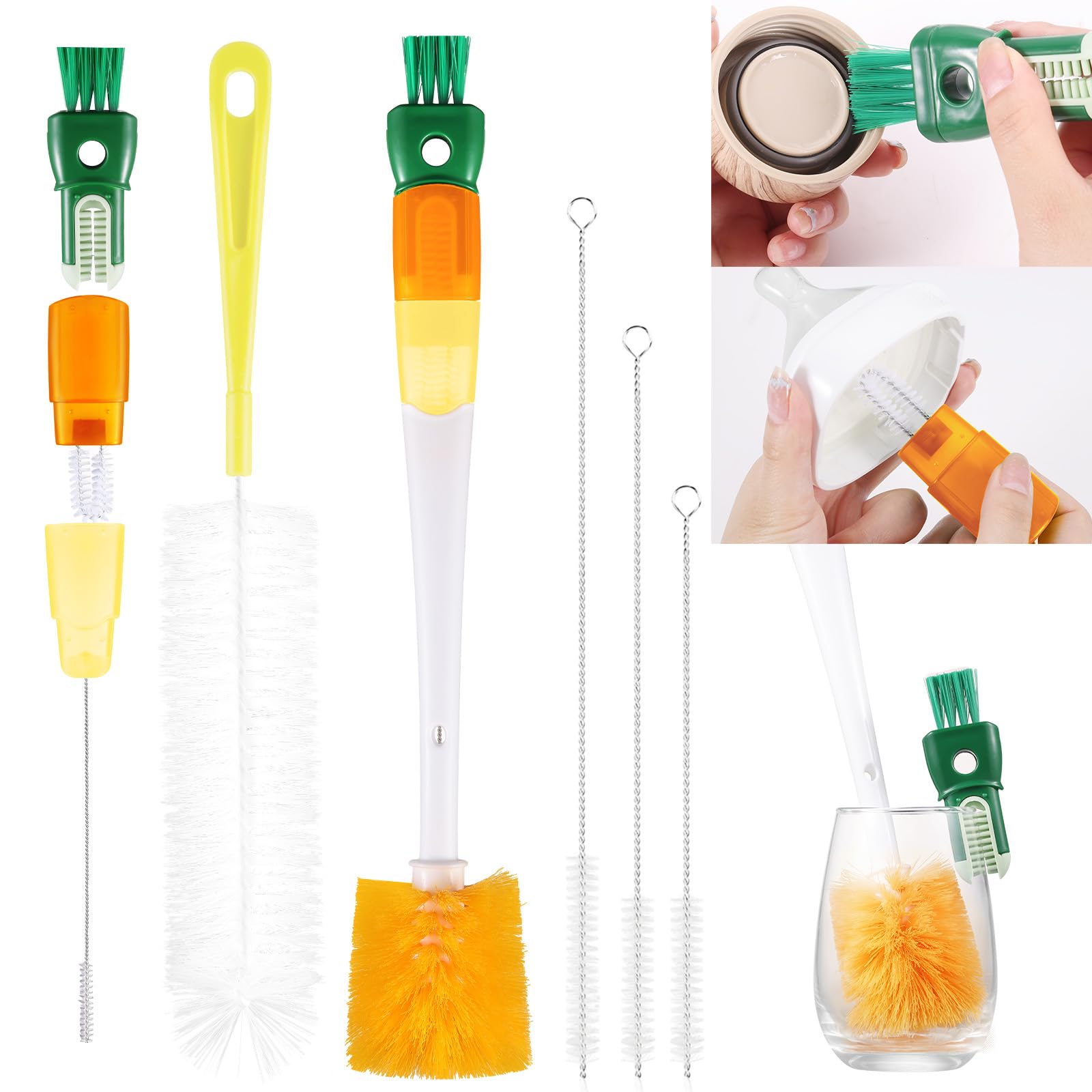 5 Pack Bottle Brush Cleaning Set (5 Count)