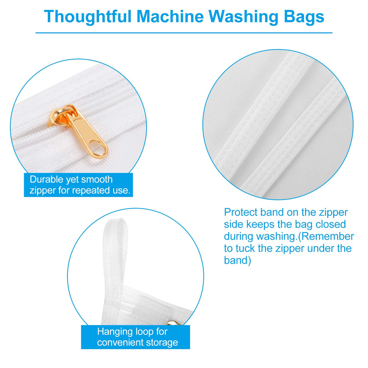 3 Pack Delicates Laundry Bags
