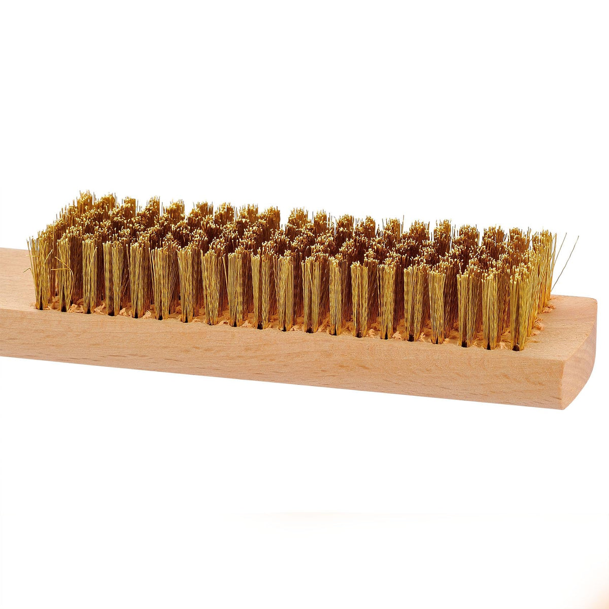 Brass Brush Soft Brass Bristles Wire Brush for Cleaning Metal Rust