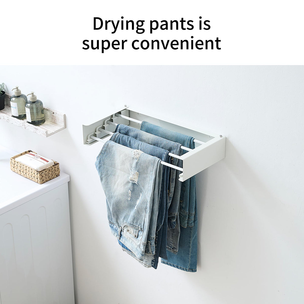 Wall Mounted Clothes Drying Rack