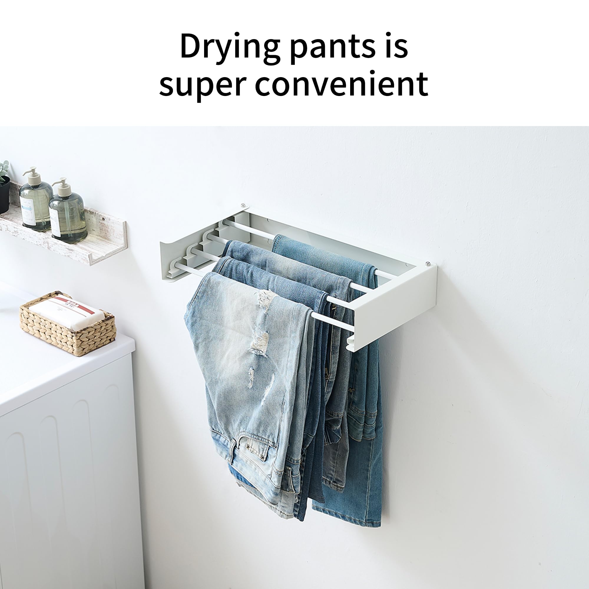 Wall Mounted Clothes Drying Rack