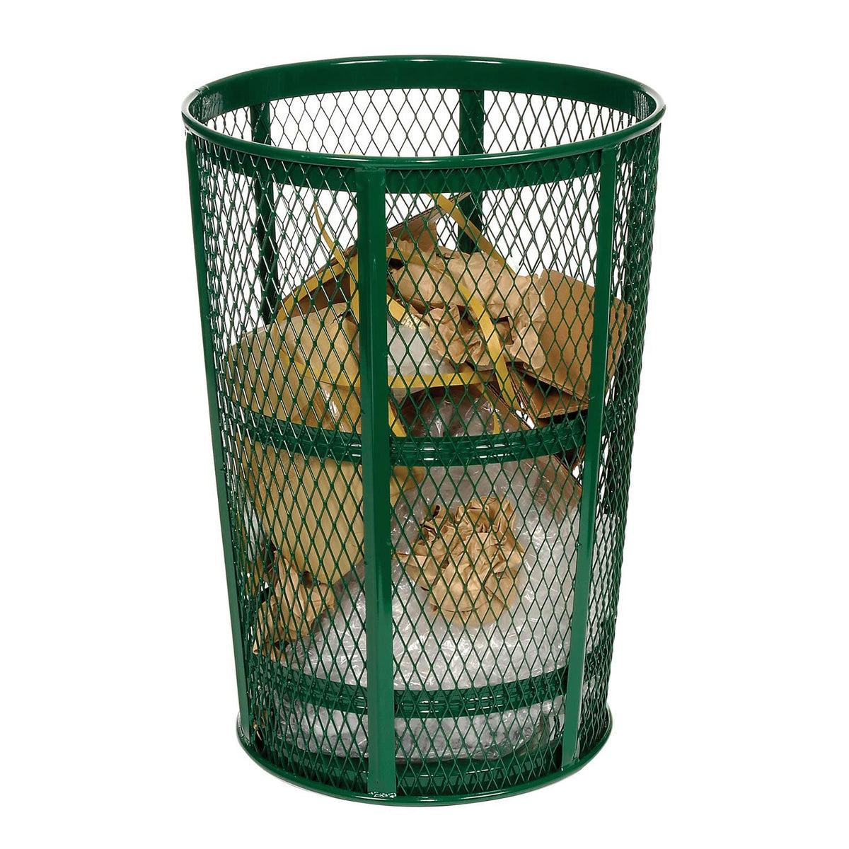 Outdoor Metal Trash Container