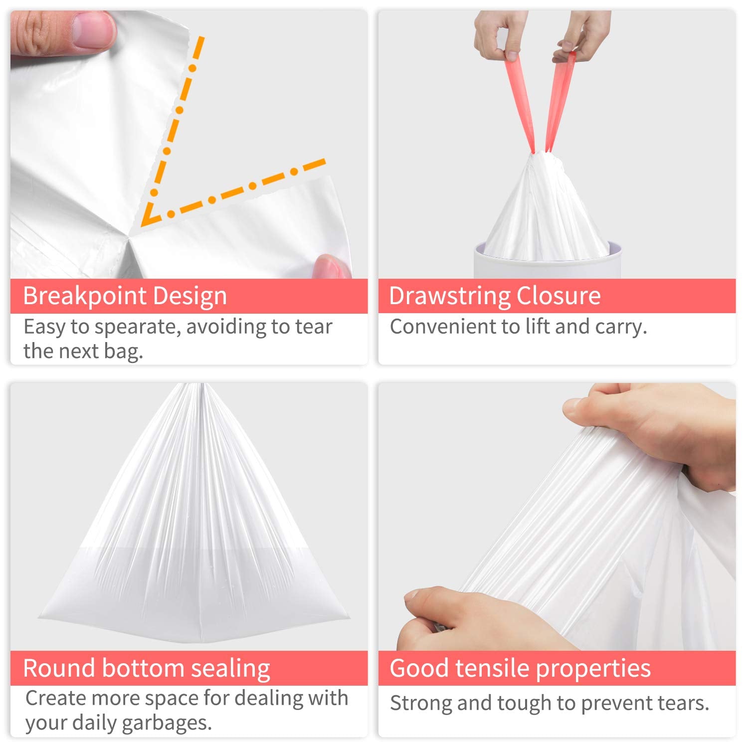 Small Trash Bags (192 Count)