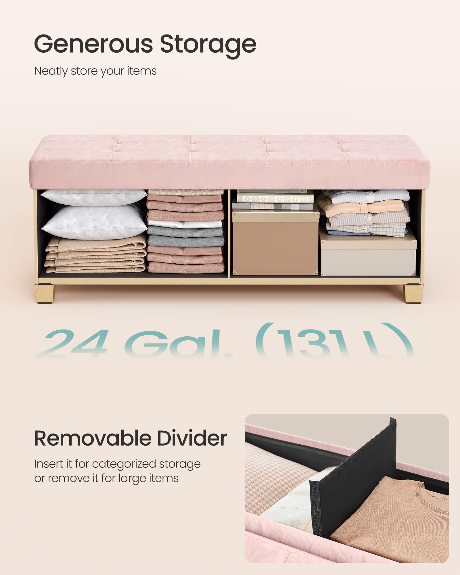 Storage Ottoman Bench