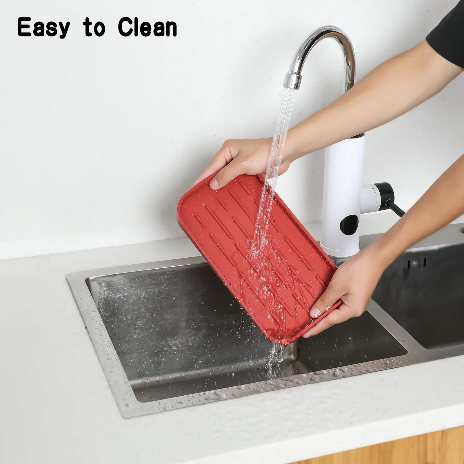 Silicone Kitchen Sink Organizer Tray for Multiple Usage