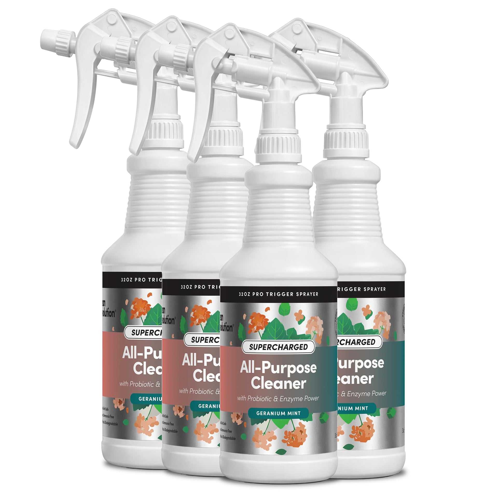 SuperCharged All Purpose Cleaner Refill with Smart Probiotic + Enzyme Complex (128 Fl Oz)