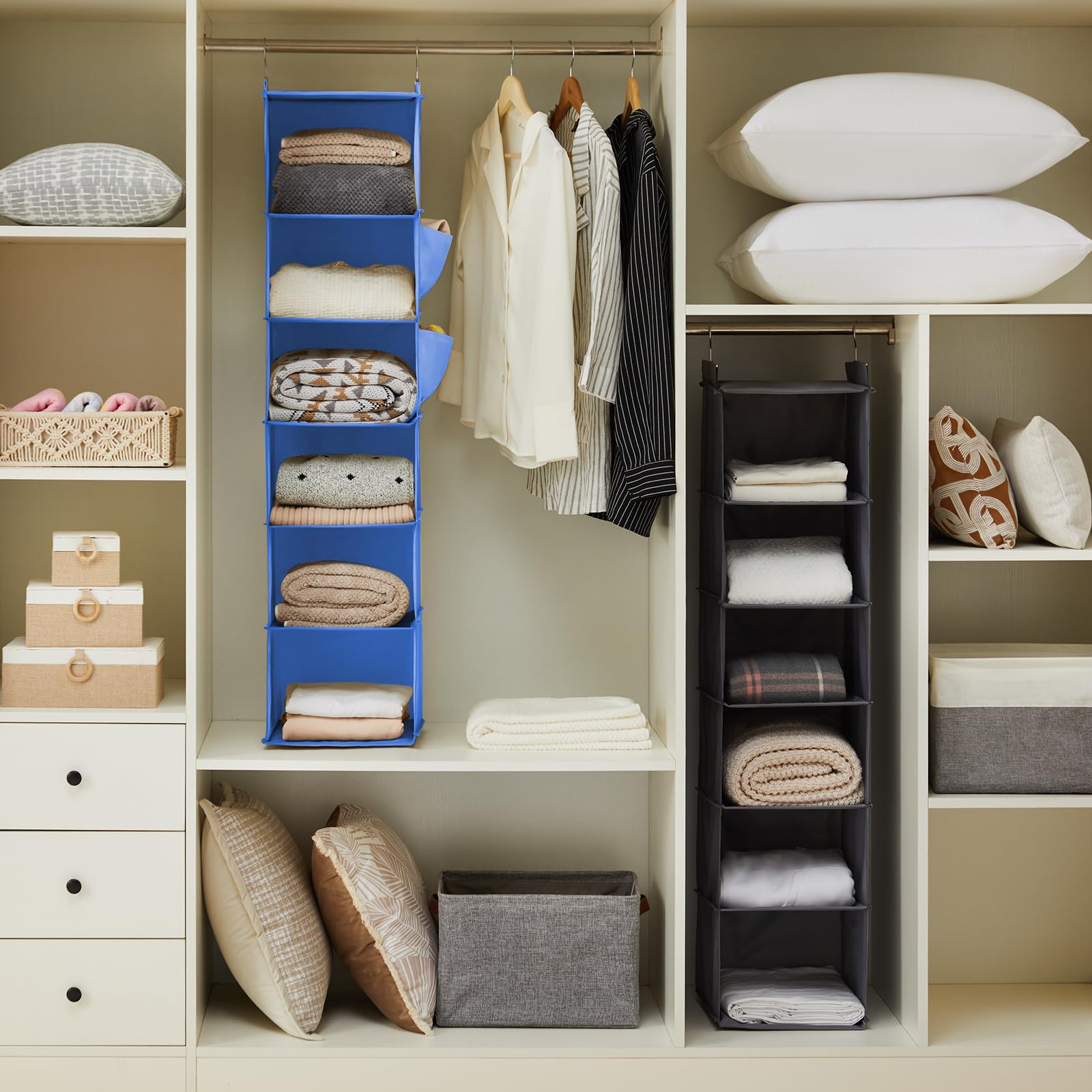 Hanging Closet Organizer and Storage (6 Count)