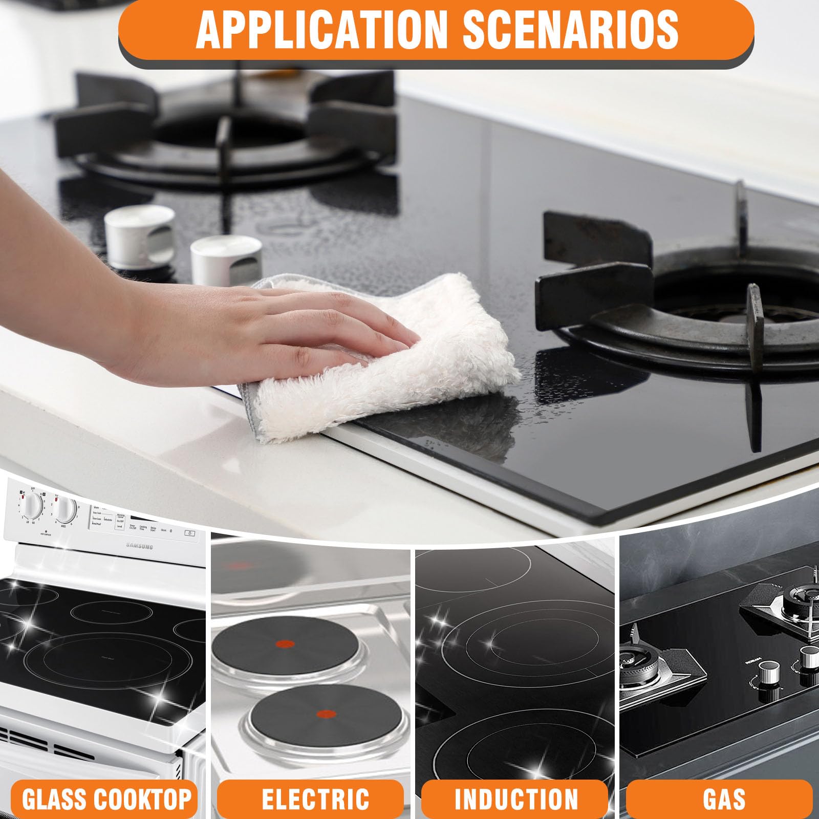 Glass Stove Top Cleaner Kit (12 Fl Oz)