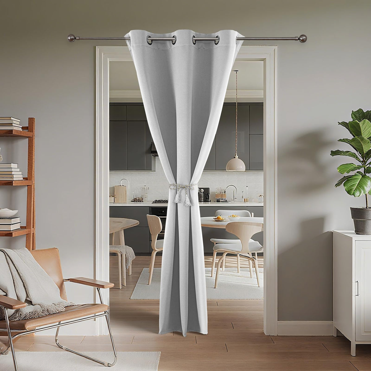 Door Curtain Blackout Curtains for Doorway Privacy Closet Drapes