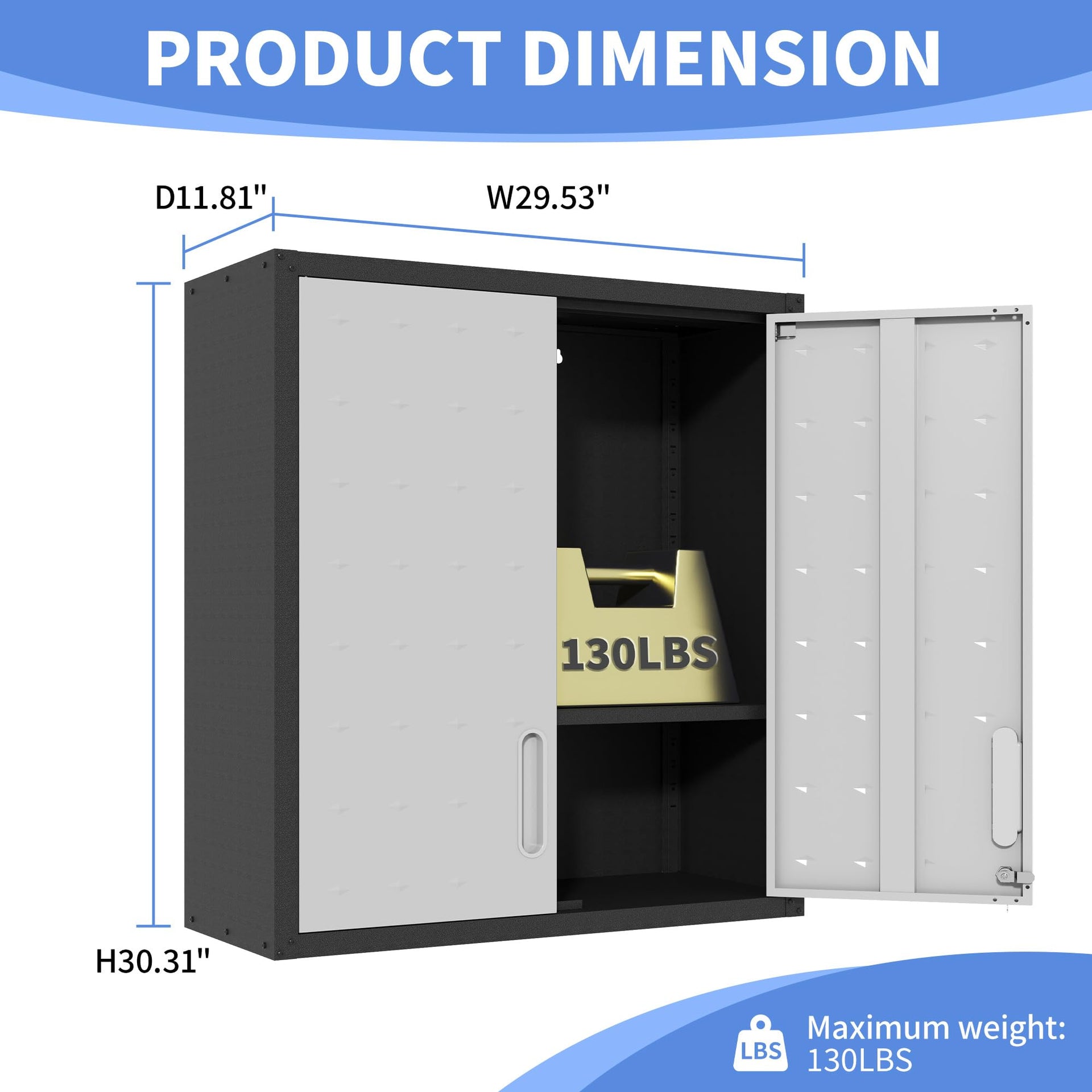 Metal Storage Cabinet for Garage