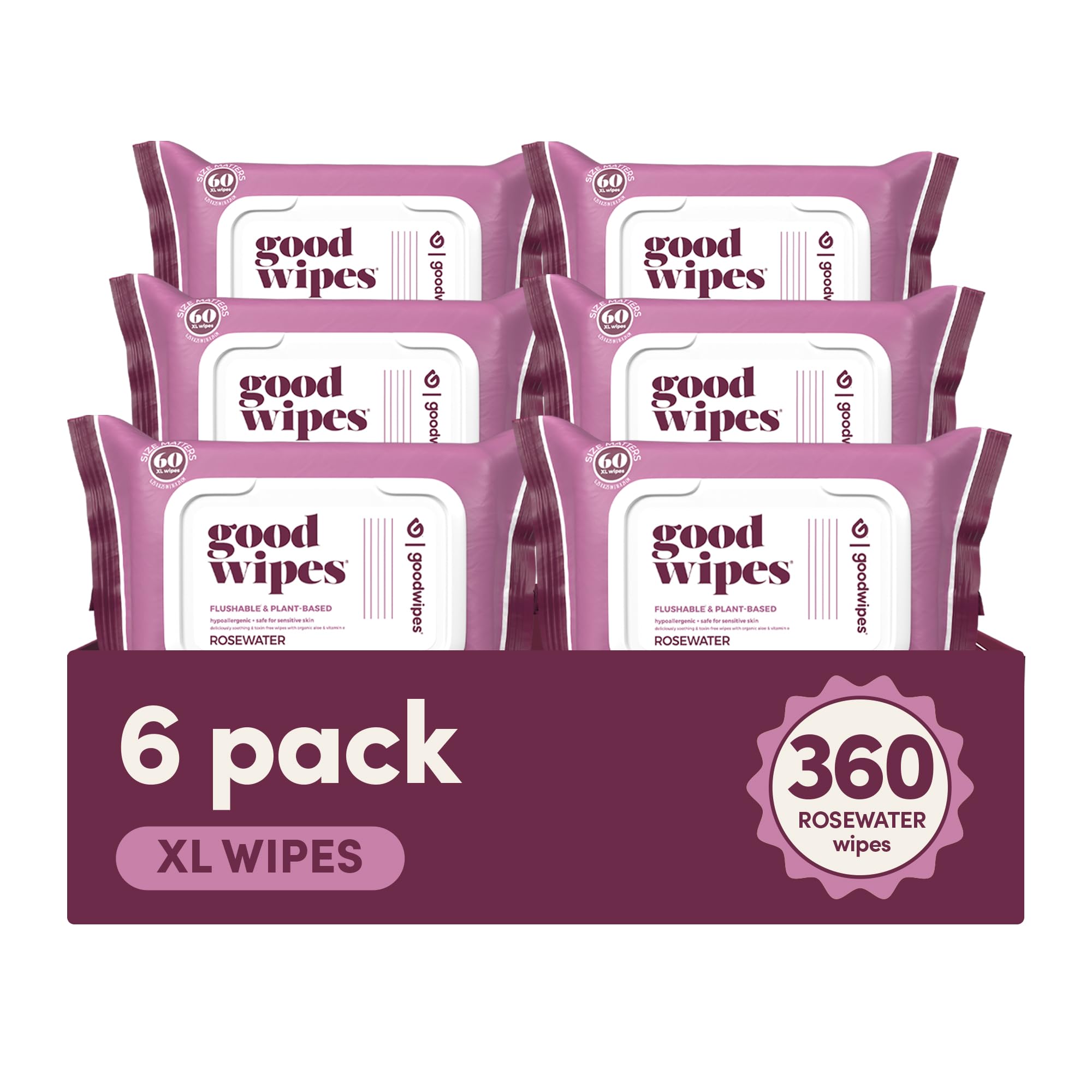 Flushable Wipes (360 Count)