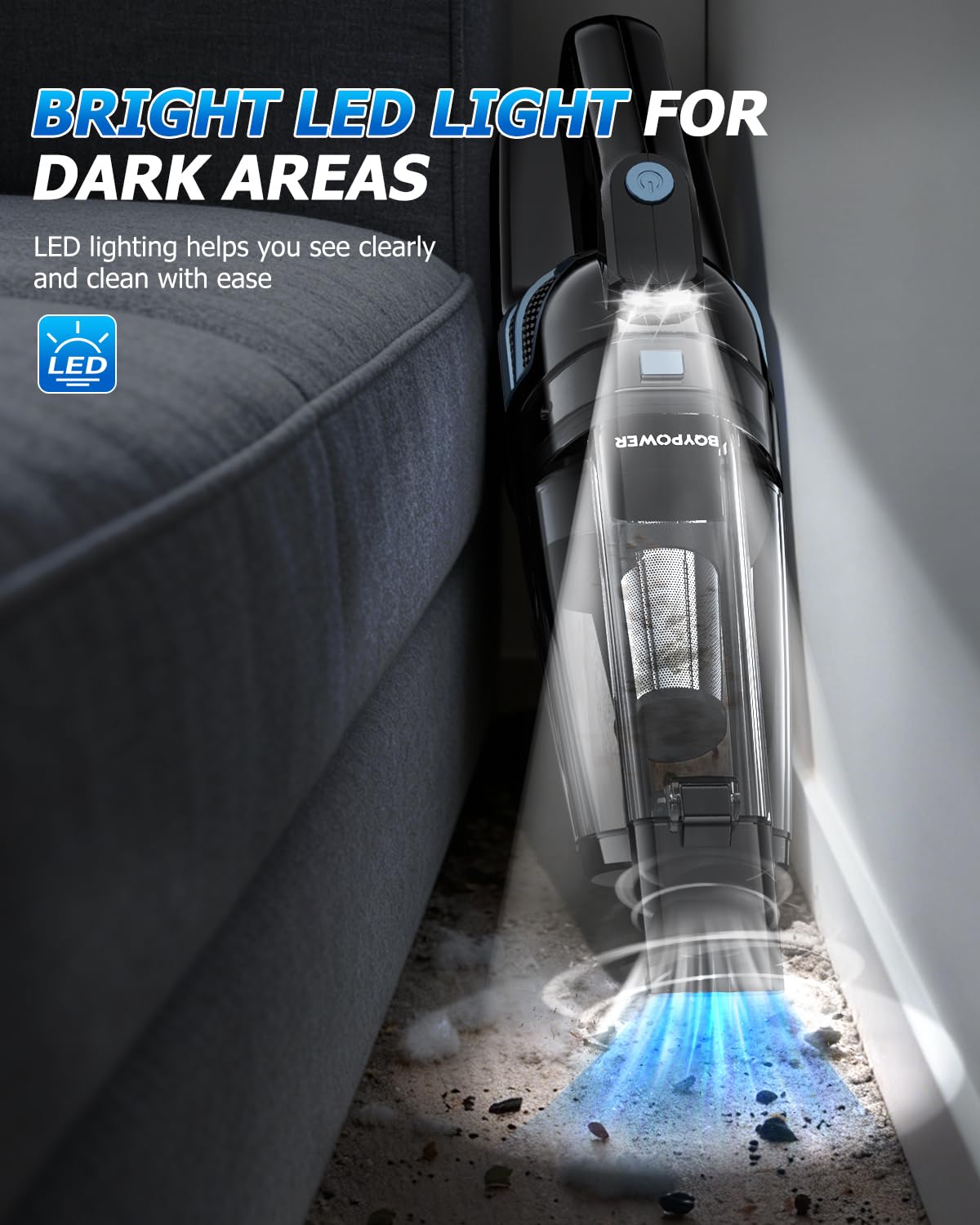 Handheld Vacuum Cordless Rechargeable