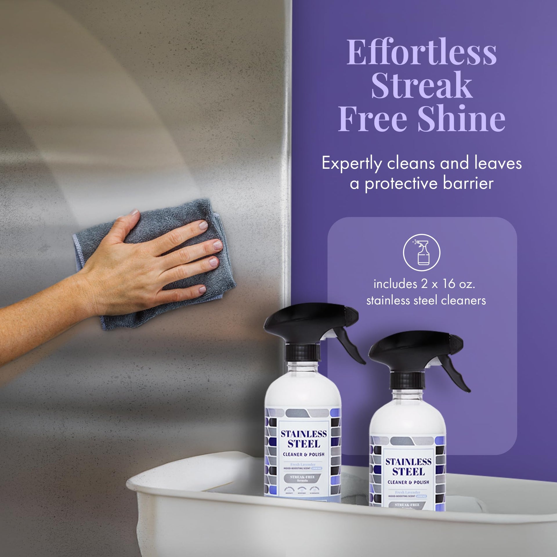 Stainless Steel Cleaner and Polish (32 Fl Oz)