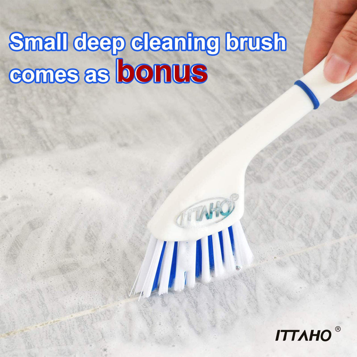 Floor Scrub Brush with Long Handle