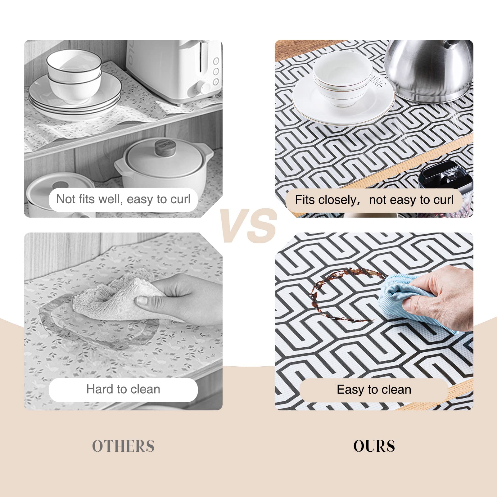 Glotoch Drawer Liner and Shelf Liner (43.75 Sq Ft)