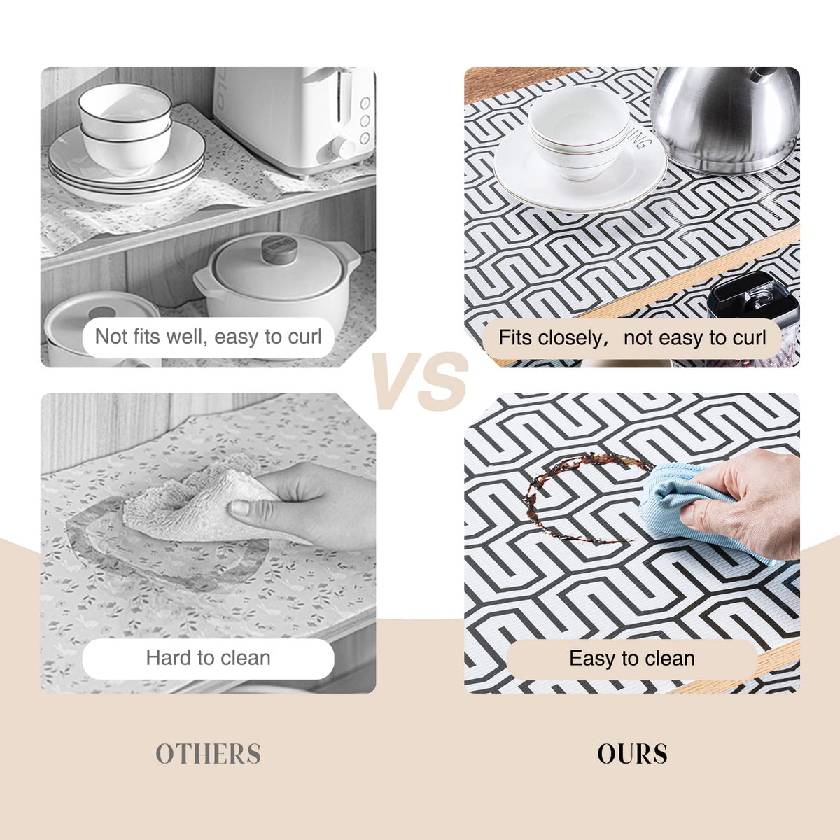 Glotoch Drawer Liner and Shelf Liner (43.75 Sq Ft)