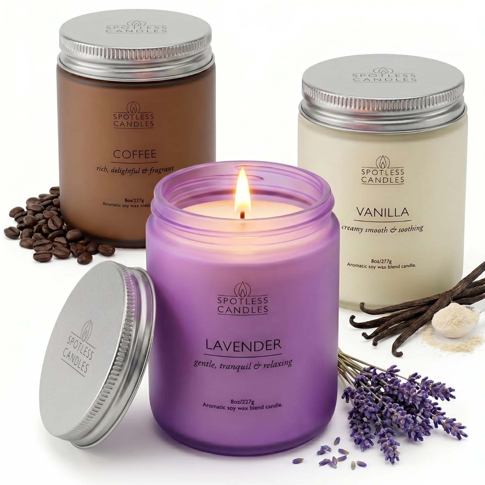 Aromatic Candles Three Pack (3 Count)